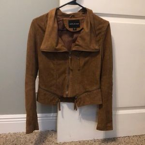 Faux suede jacket